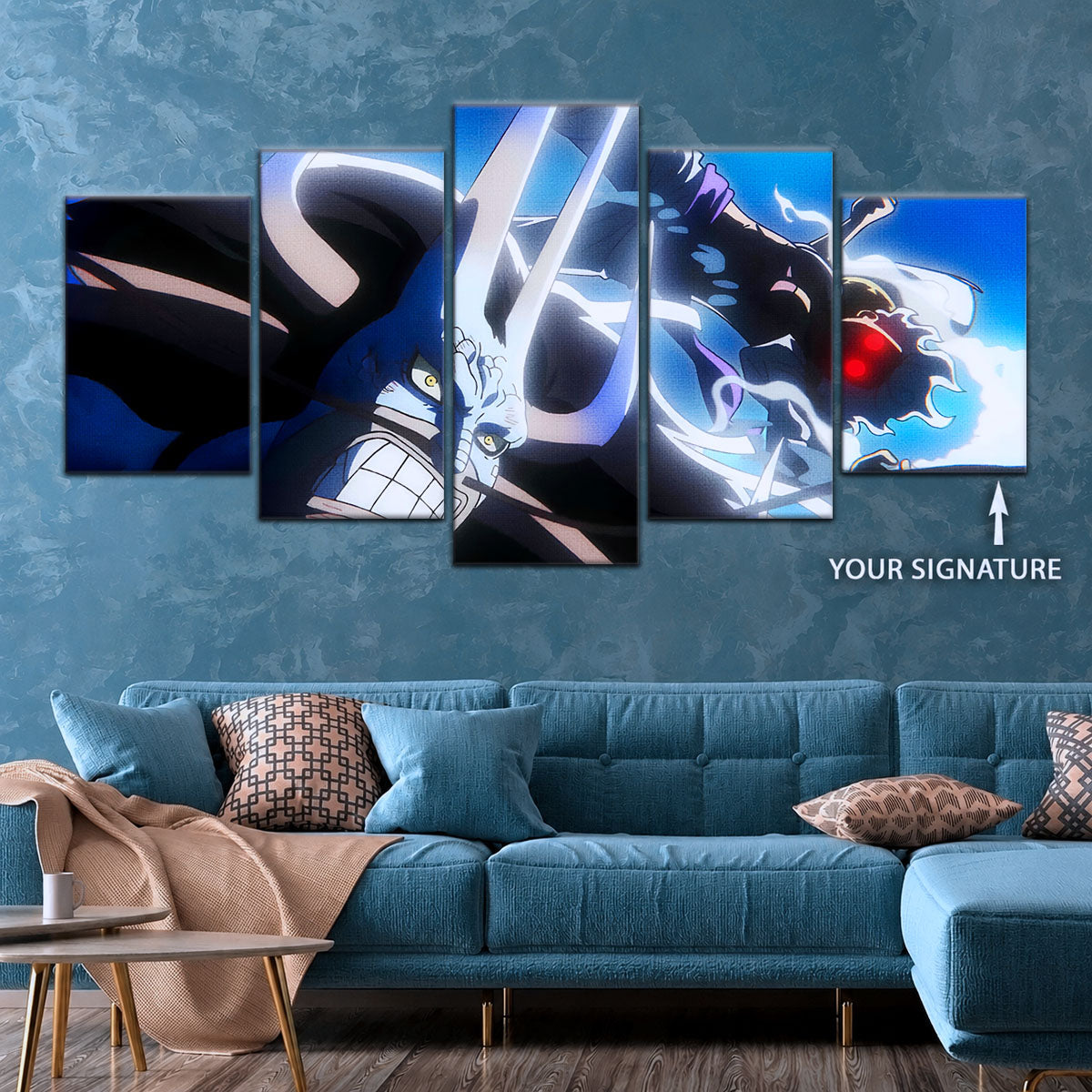 One Piece Canvas Wall Art - OP5025 - Luffy Gear Fifth vs Kaido