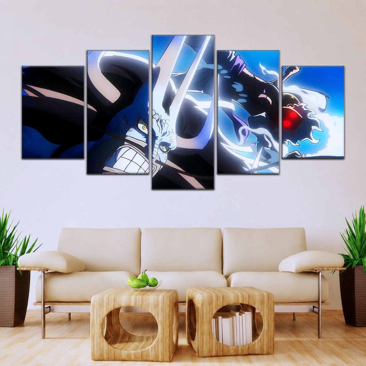One Piece Canvas Wall Art - OP5025 - Luffy Gear Fifth vs Kaido