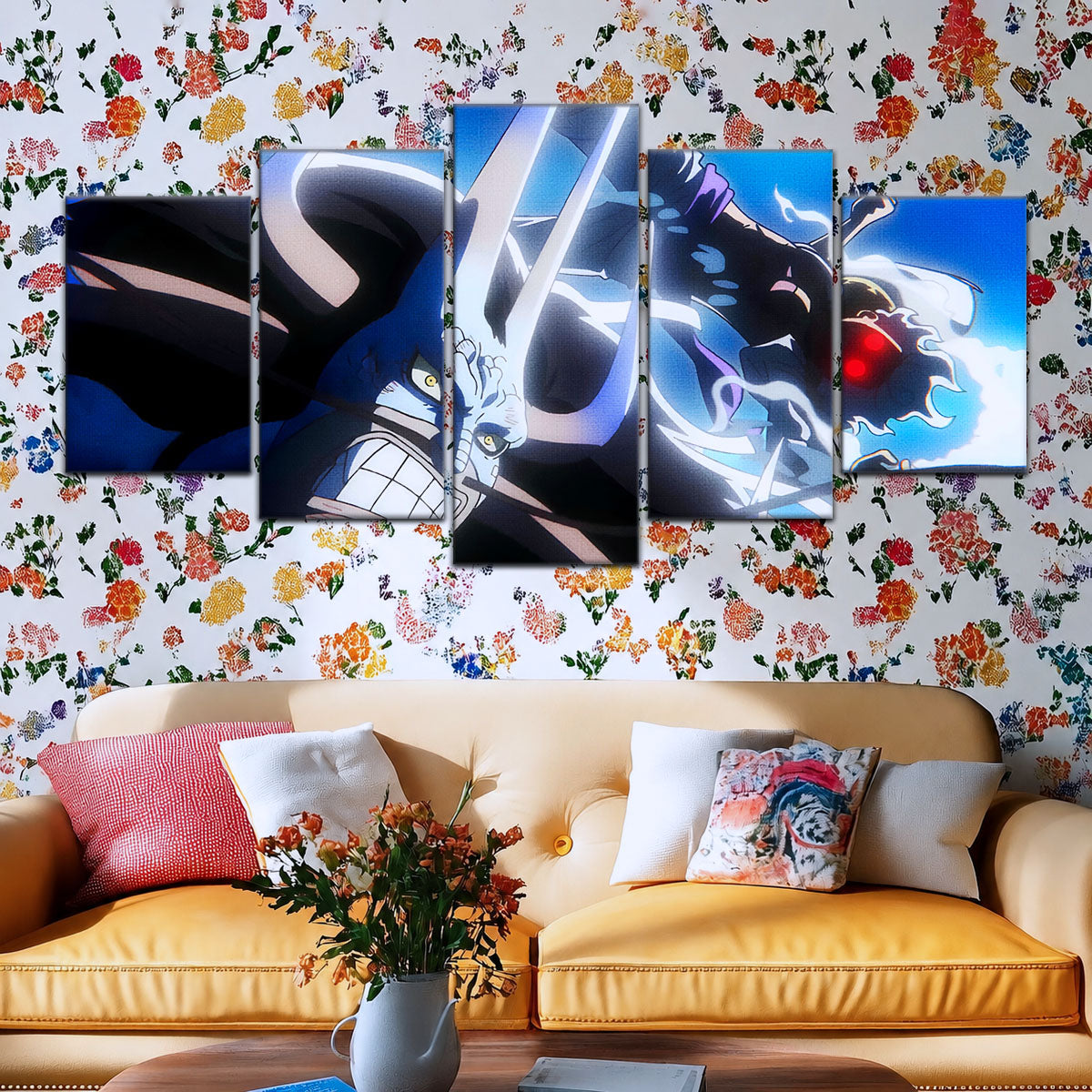 One Piece Canvas Wall Art - OP5025 - Luffy Gear Fifth vs Kaido