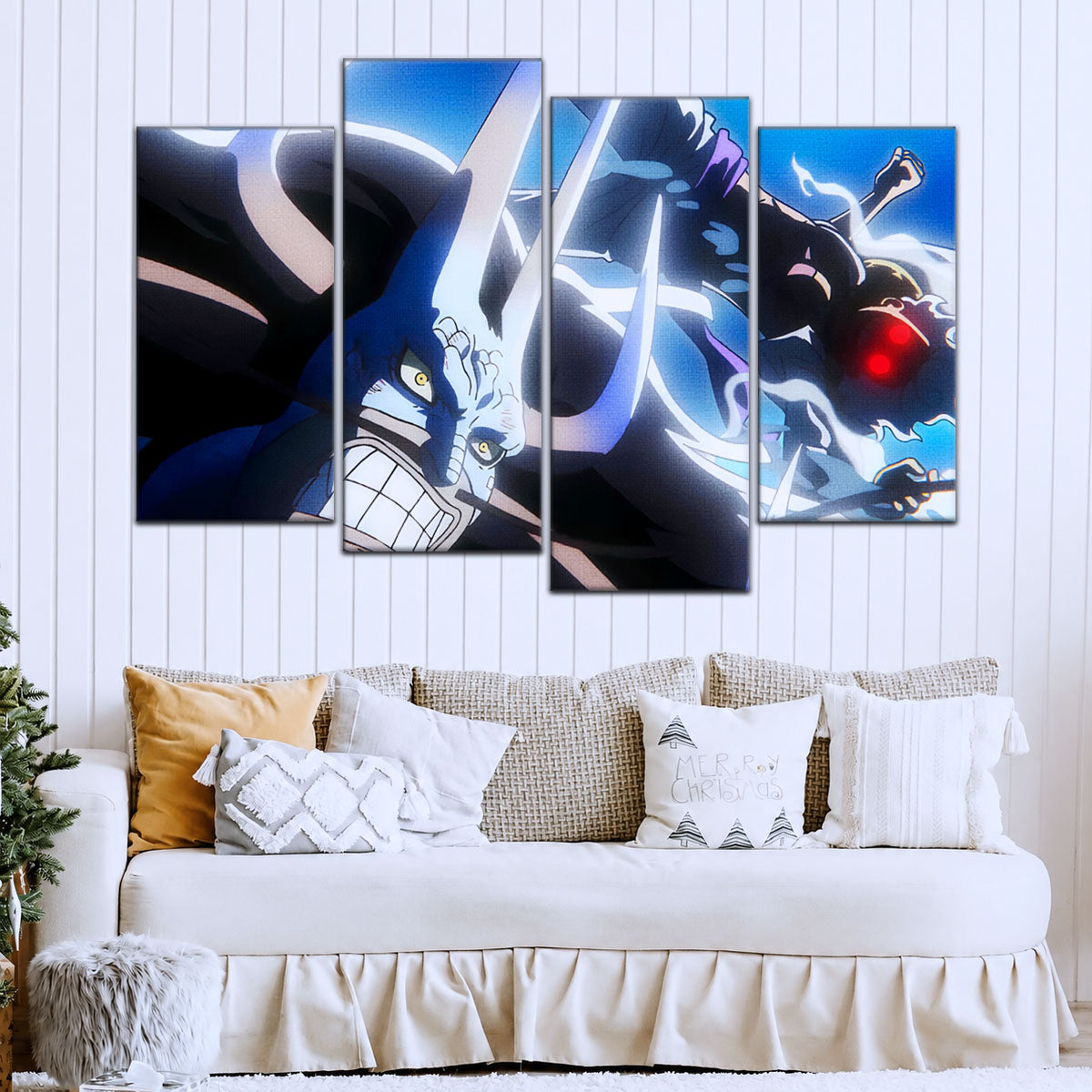 One Piece Canvas Wall Art - OP5025 - Luffy Gear Fifth vs Kaido
