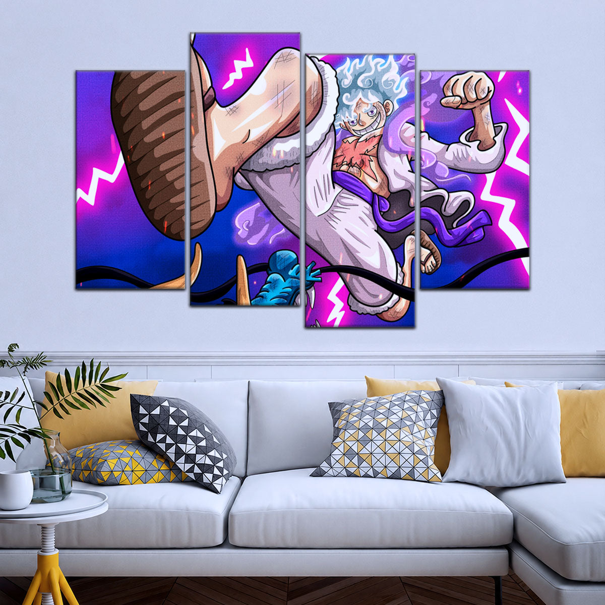 One Piece Canvas Wall Art - OP5027 - Luffy Gear Fifth vs Kaido