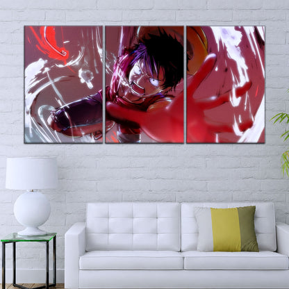 One Piece Canvas Wall Art - OP5037 - Luffy's Fierce Reach
