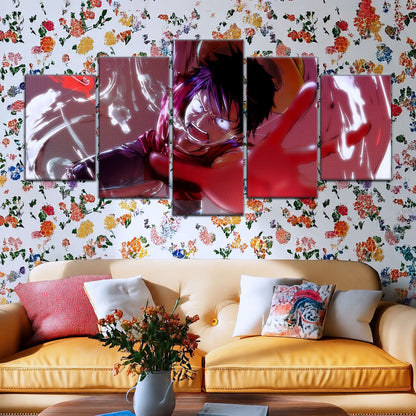 One Piece Canvas Wall Art - OP5037 - Luffy's Fierce Reach