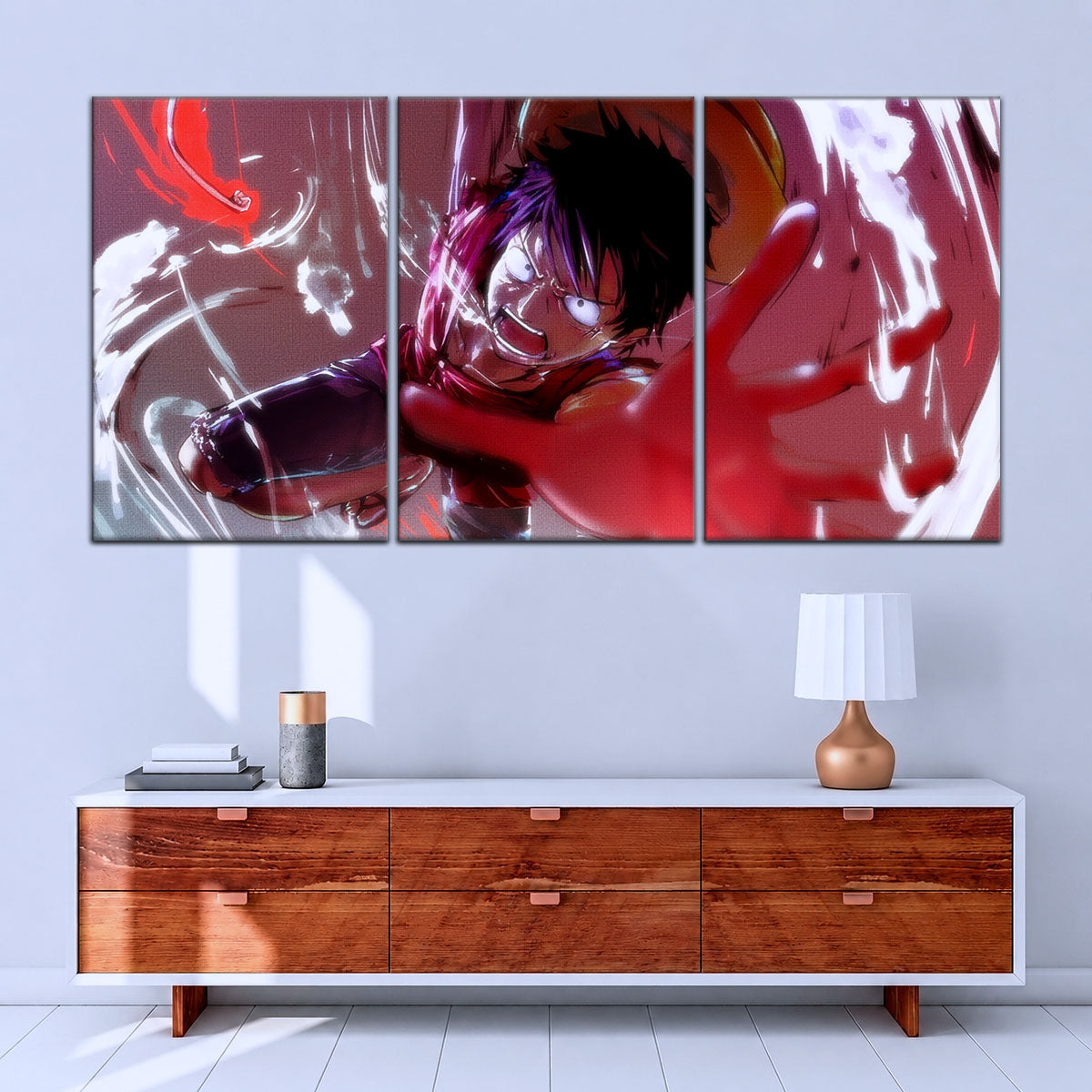 One Piece Canvas Wall Art - OP5037 - Luffy's Fierce Reach