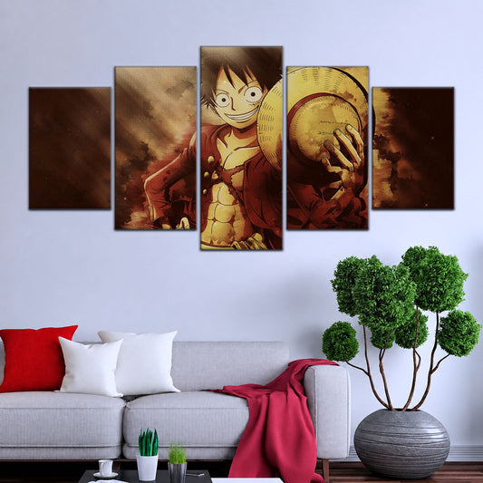 One Piece Canvas Wall Art - OP5038 - Monkey D. Luffy