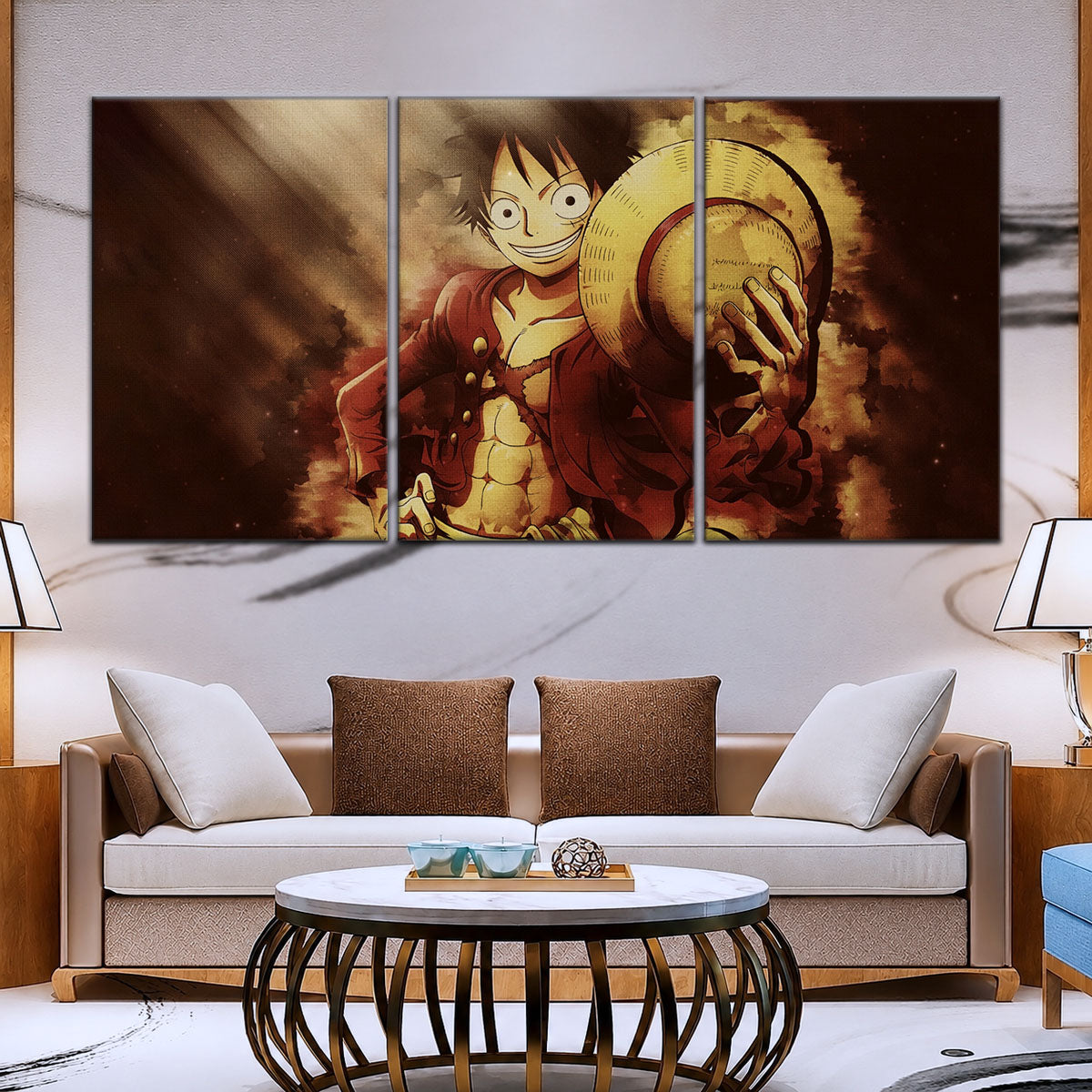 One Piece Canvas Wall Art - OP5038 - Monkey D. Luffy