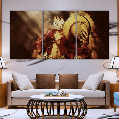 One Piece Canvas Wall Art - OP5038 - Monkey D. Luffy