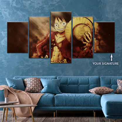 One Piece Canvas Wall Art - OP5038 - Monkey D. Luffy