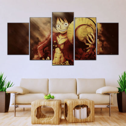 One Piece Canvas Wall Art - OP5038 - Monkey D. Luffy