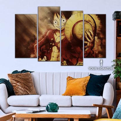 One Piece Canvas Wall Art - OP5038 - Monkey D. Luffy