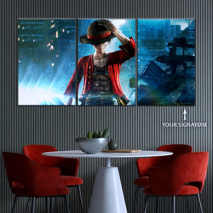 One Piece Canvas Wall Art - OP5043 - Monkey D. Luffy