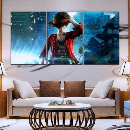 One Piece Canvas Wall Art - OP5043 - Monkey D. Luffy