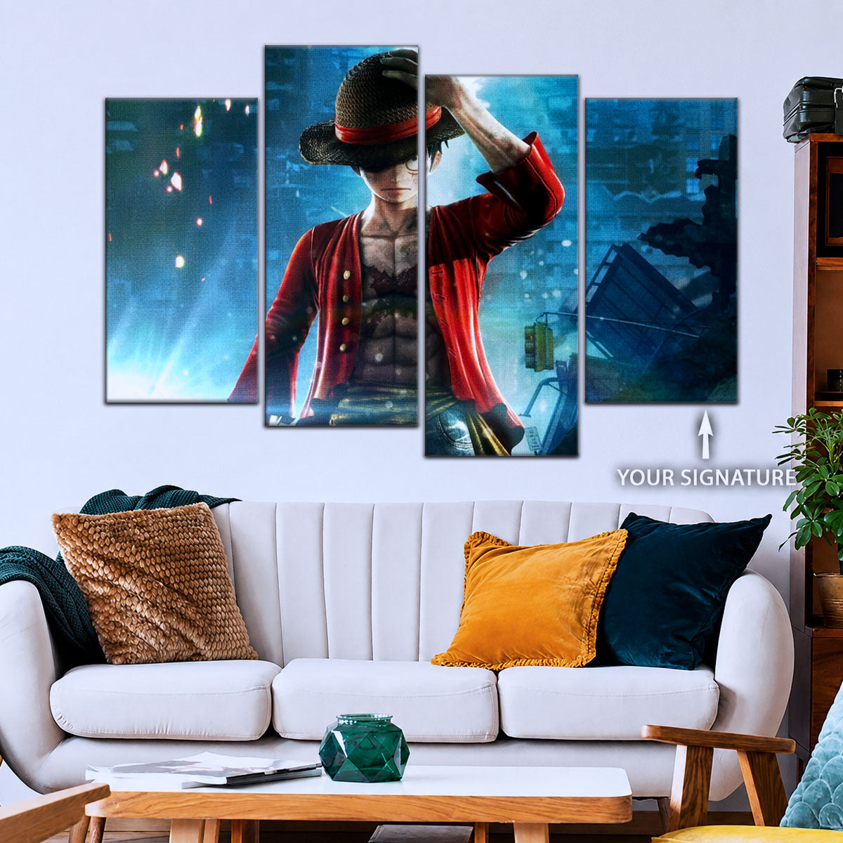 One Piece Canvas Wall Art - OP5043 - Monkey D. Luffy