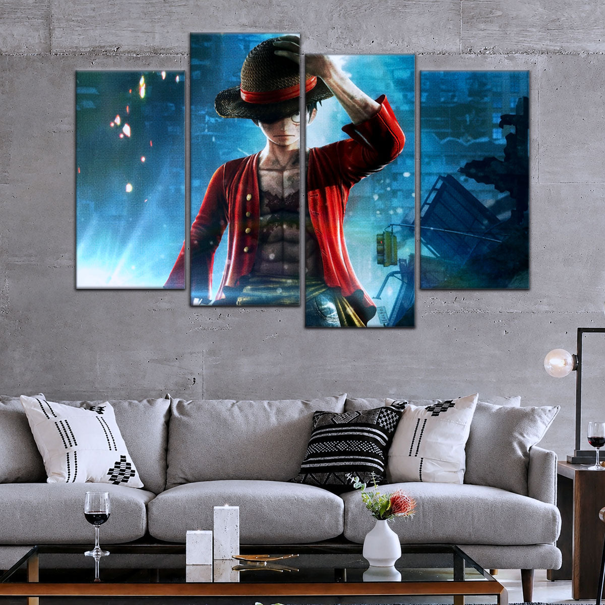 One Piece Canvas Wall Art - OP5043 - Monkey D. Luffy