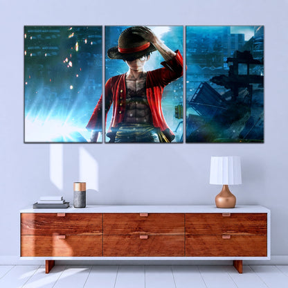 One Piece Canvas Wall Art - OP5043 - Monkey D. Luffy