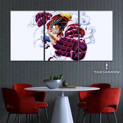 One Piece Canvas Wall Art - OP5047 - Gear Fourth Luffy Unleashed