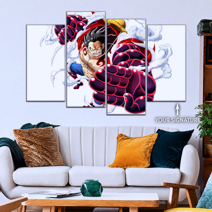 One Piece Canvas Wall Art - OP5047 - Gear Fourth Luffy Unleashed