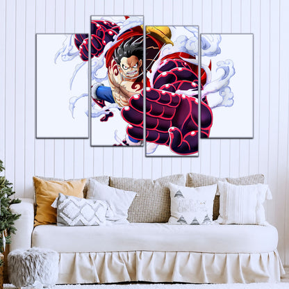 One Piece Canvas Wall Art - OP5047 - Gear Fourth Luffy Unleashed