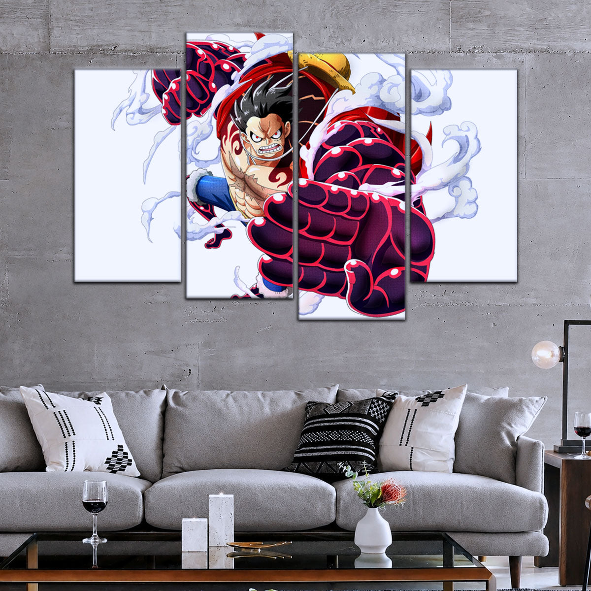 One Piece Canvas Wall Art - OP5047 - Gear Fourth Luffy Unleashed