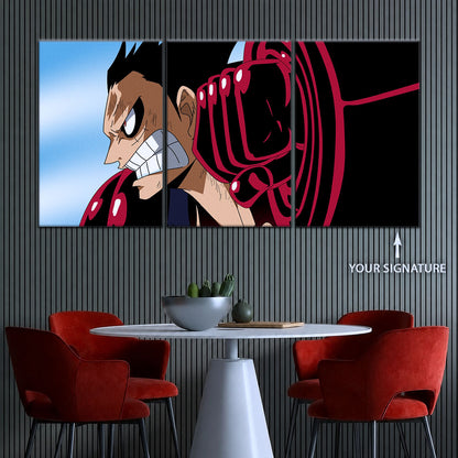 One Piece Canvas Wall Art - OP5049 - Gear Fourth Luffy Unleashed