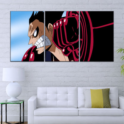 One Piece Canvas Wall Art - OP5049 - Gear Fourth Luffy Unleashed