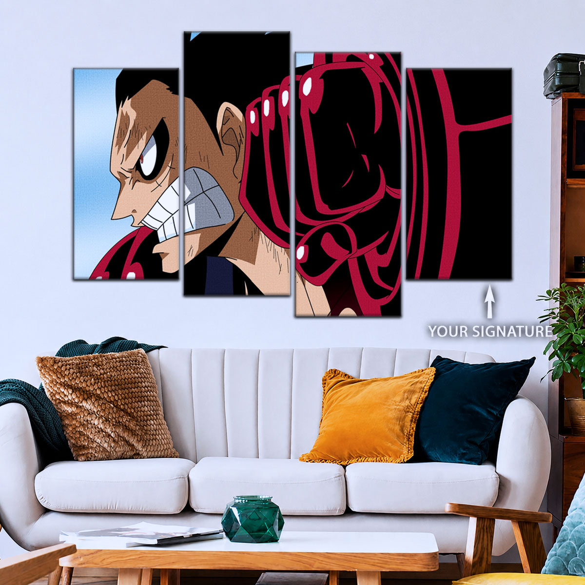 One Piece Canvas Wall Art - OP5049 - Gear Fourth Luffy Unleashed