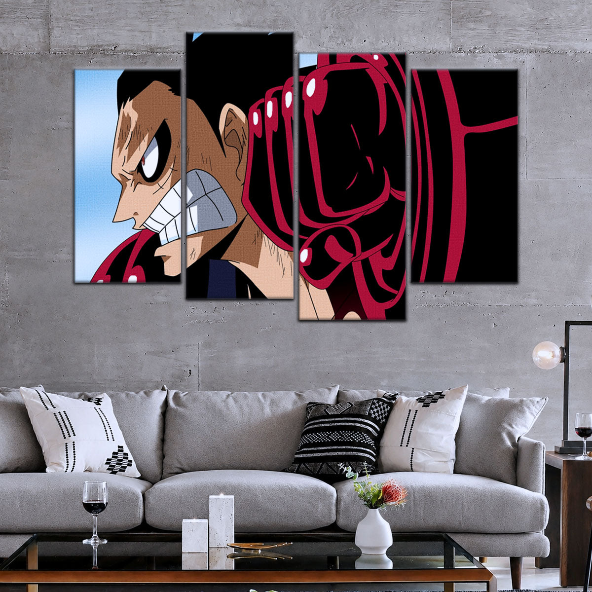 One Piece Canvas Wall Art - OP5049 - Gear Fourth Luffy Unleashed