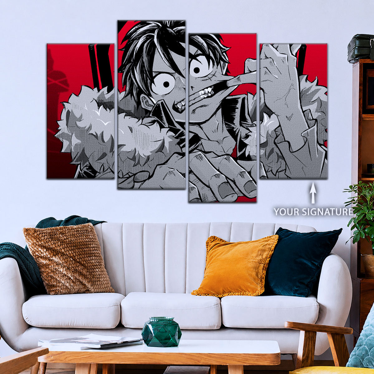 One Piece Canvas Wall Art - OP5050 - Monkey D. Luffy