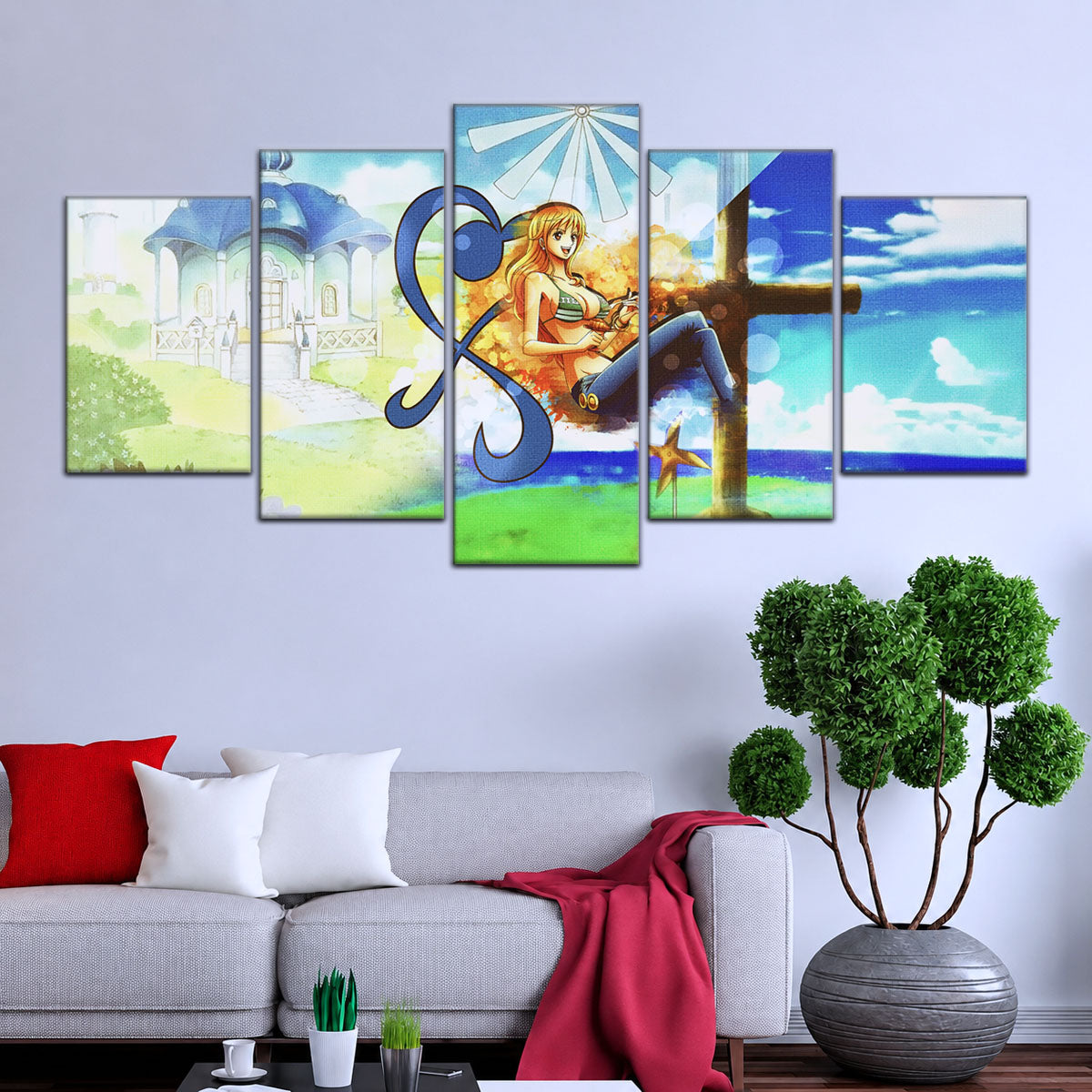 One Piece Canvas Wall Art - OP5052 - Nami Cat Burglar