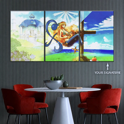 One Piece Canvas Wall Art - OP5052 - Nami Cat Burglar