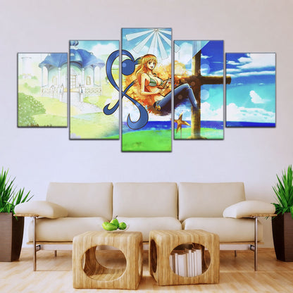 One Piece Canvas Wall Art - OP5052 - Nami Cat Burglar
