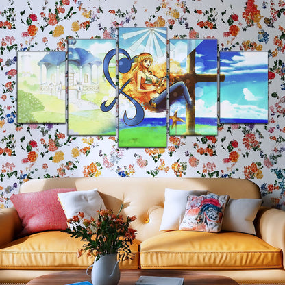 One Piece Canvas Wall Art - OP5052 - Nami Cat Burglar