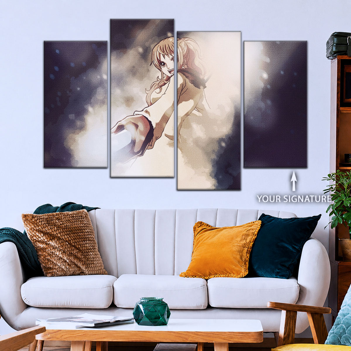 One Piece Canvas Wall Art - OP5054 - Nami Cat Burglar