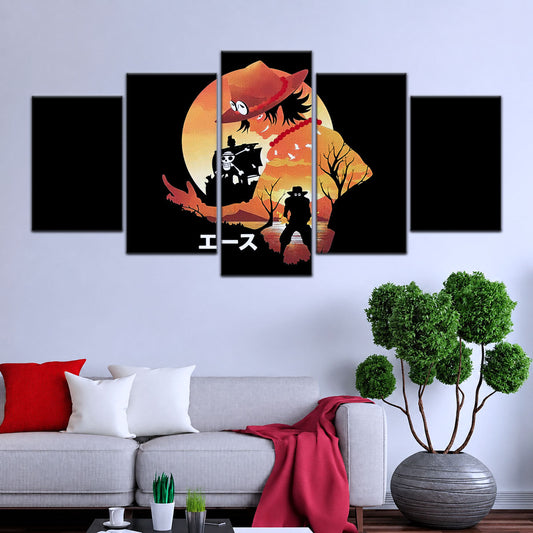 One Piece Canvas Wall Art - OP5059 - Portgas D. Ace Fire Fist