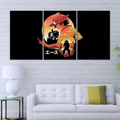 One Piece Canvas Wall Art - OP5059 - Portgas D. Ace Fire Fist