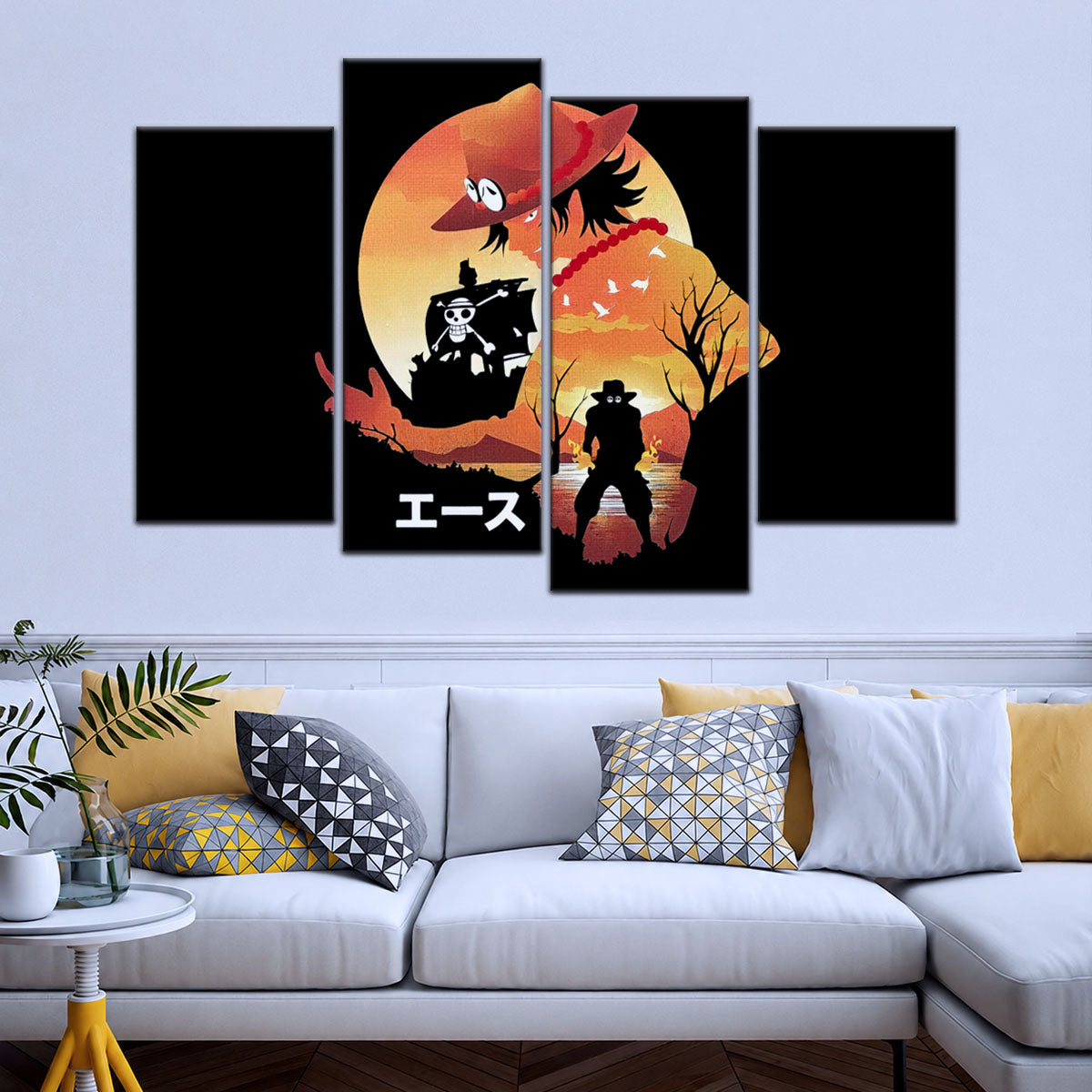 One Piece Canvas Wall Art - OP5059 - Portgas D. Ace Fire Fist