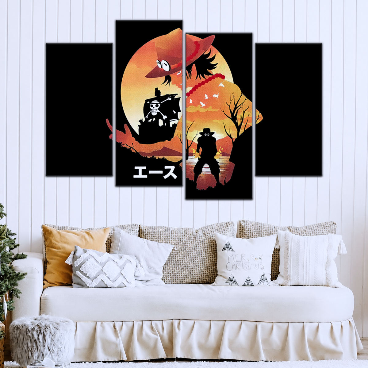 One Piece Canvas Wall Art - OP5059 - Portgas D. Ace Fire Fist