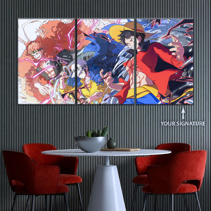 One Piece Canvas Wall Art - OP5068 - Monkey D. Luffy - Trafalgar Law - Eustass Kid