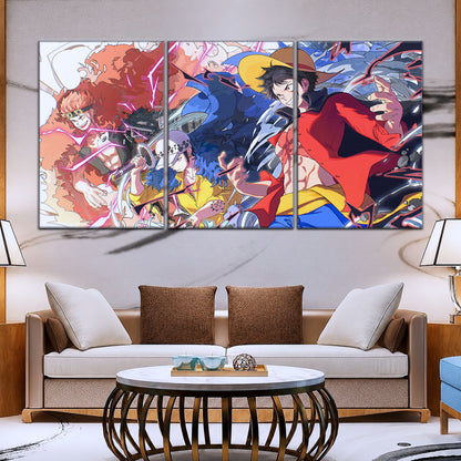 One Piece Canvas Wall Art - OP5068 - Monkey D. Luffy - Trafalgar Law - Eustass Kid
