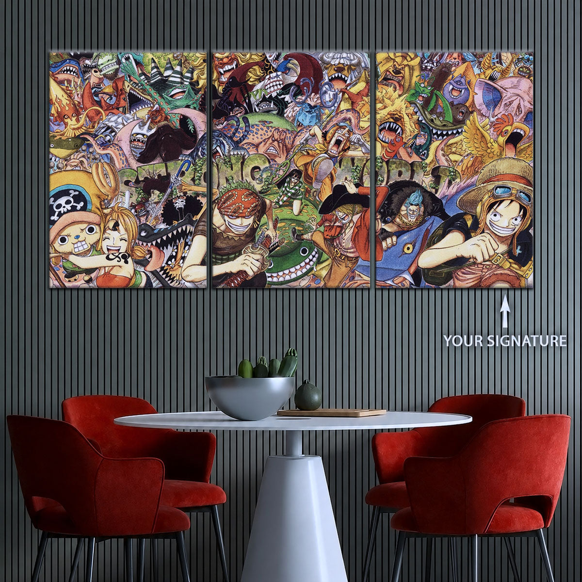 One Piece Canvas Wall Art - OP5072 - Strong World Straw Hat Crew