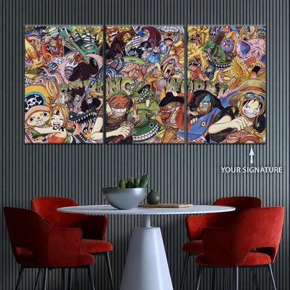 One Piece Canvas Wall Art - OP5072 - Strong World Straw Hat Crew