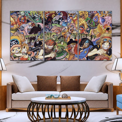 One Piece Canvas Wall Art - OP5072 - Strong World Straw Hat Crew