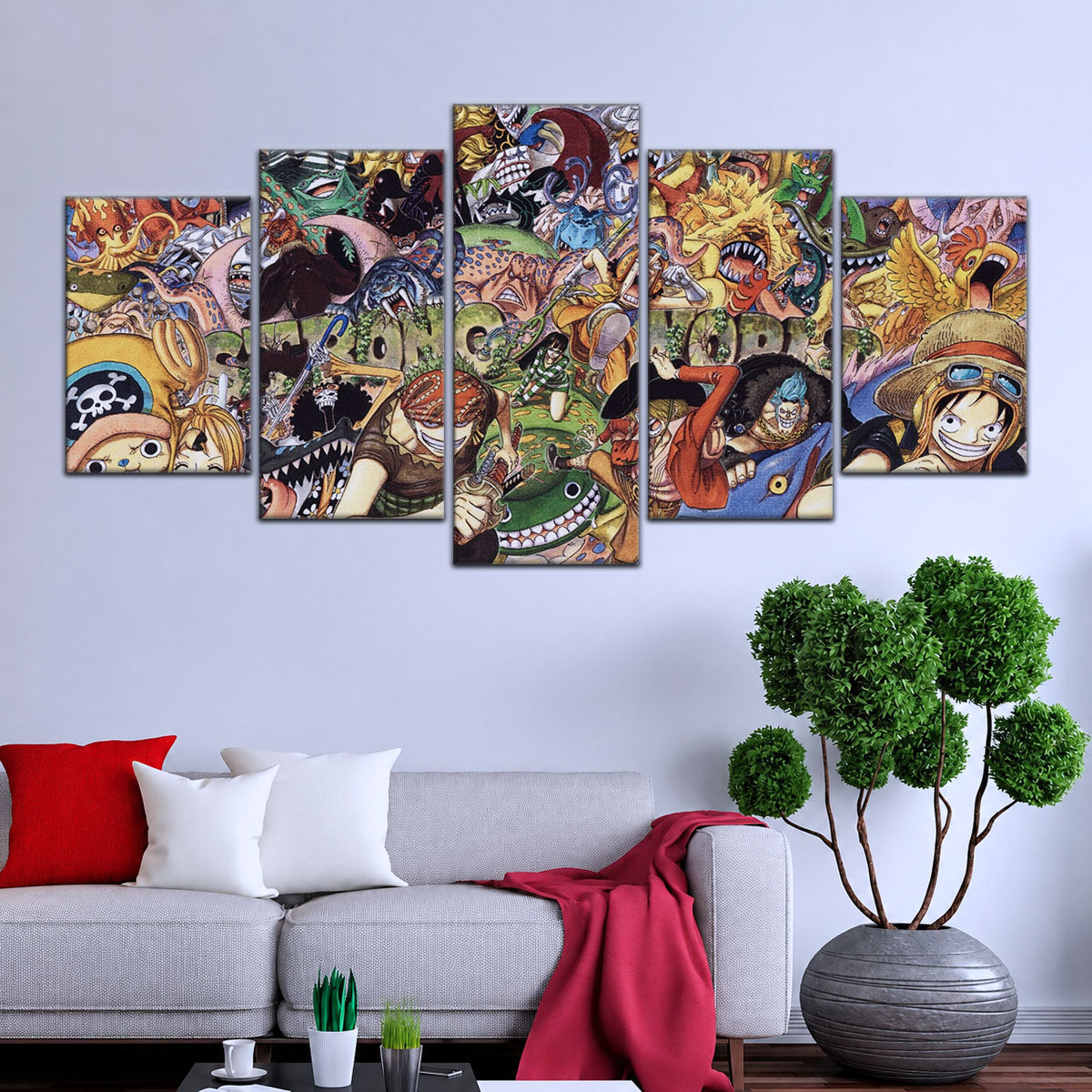One Piece Canvas Wall Art - OP5072 - Strong World Straw Hat Crew