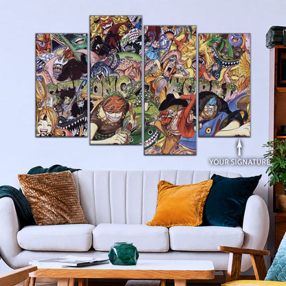 One Piece Canvas Wall Art - OP5072 - Strong World Straw Hat Crew