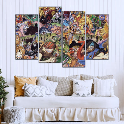 One Piece Canvas Wall Art - OP5072 - Strong World Straw Hat Crew