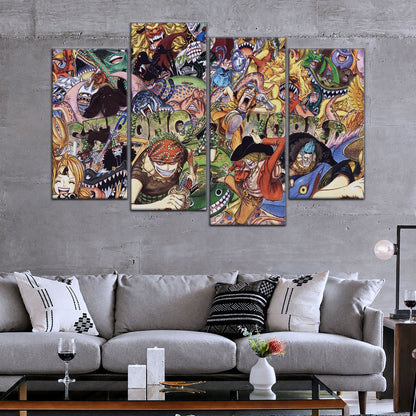 One Piece Canvas Wall Art - OP5072 - Strong World Straw Hat Crew