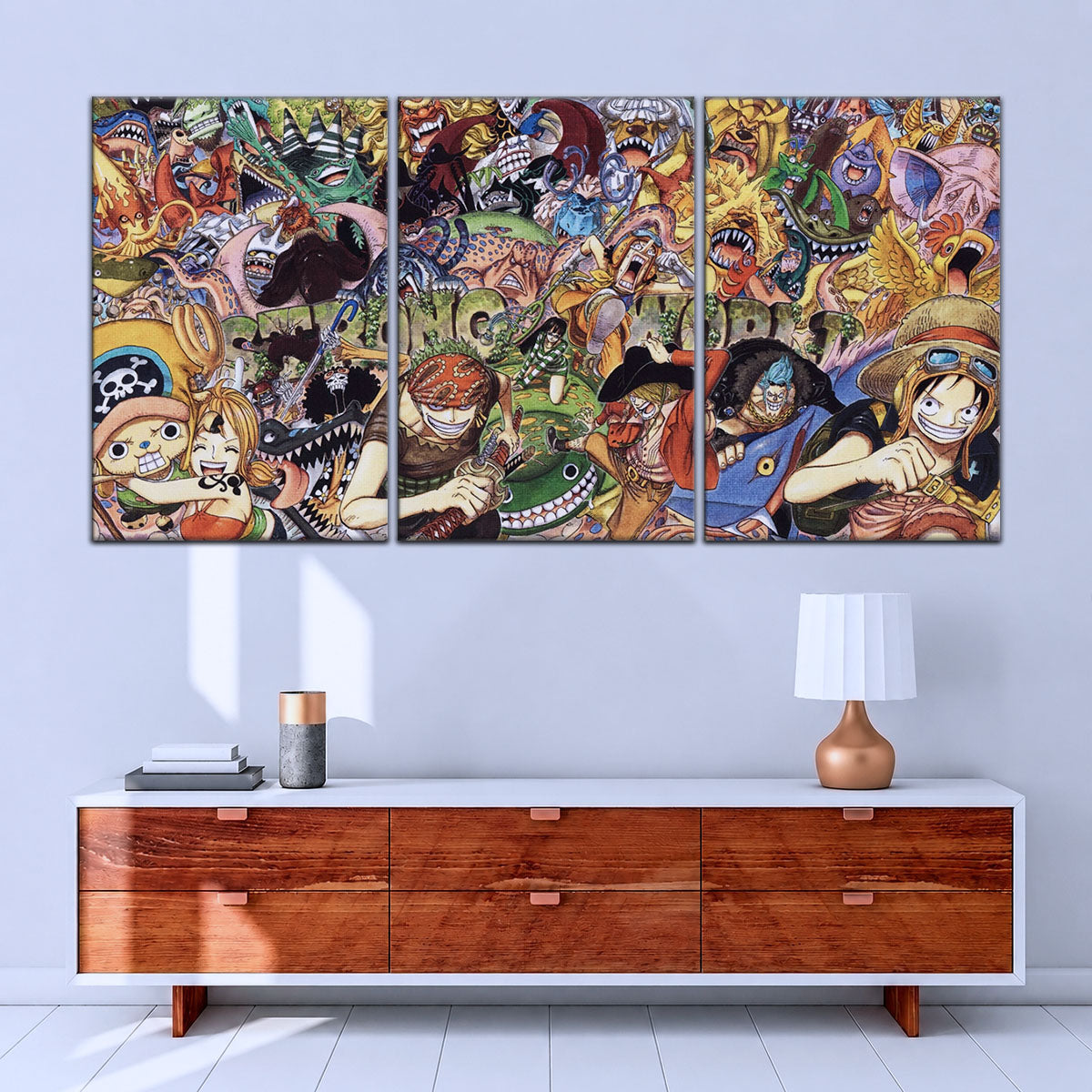 One Piece Canvas Wall Art - OP5072 - Strong World Straw Hat Crew