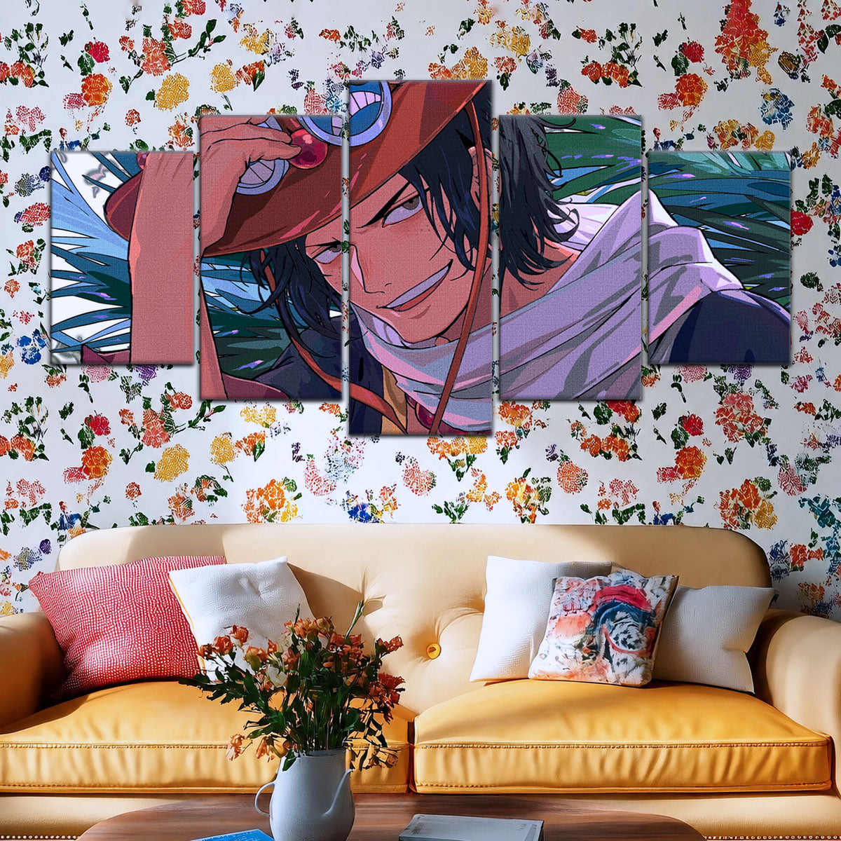 One Piece Canvas Wall Art - OP5075 - Portgas D. Ace Fire Fist