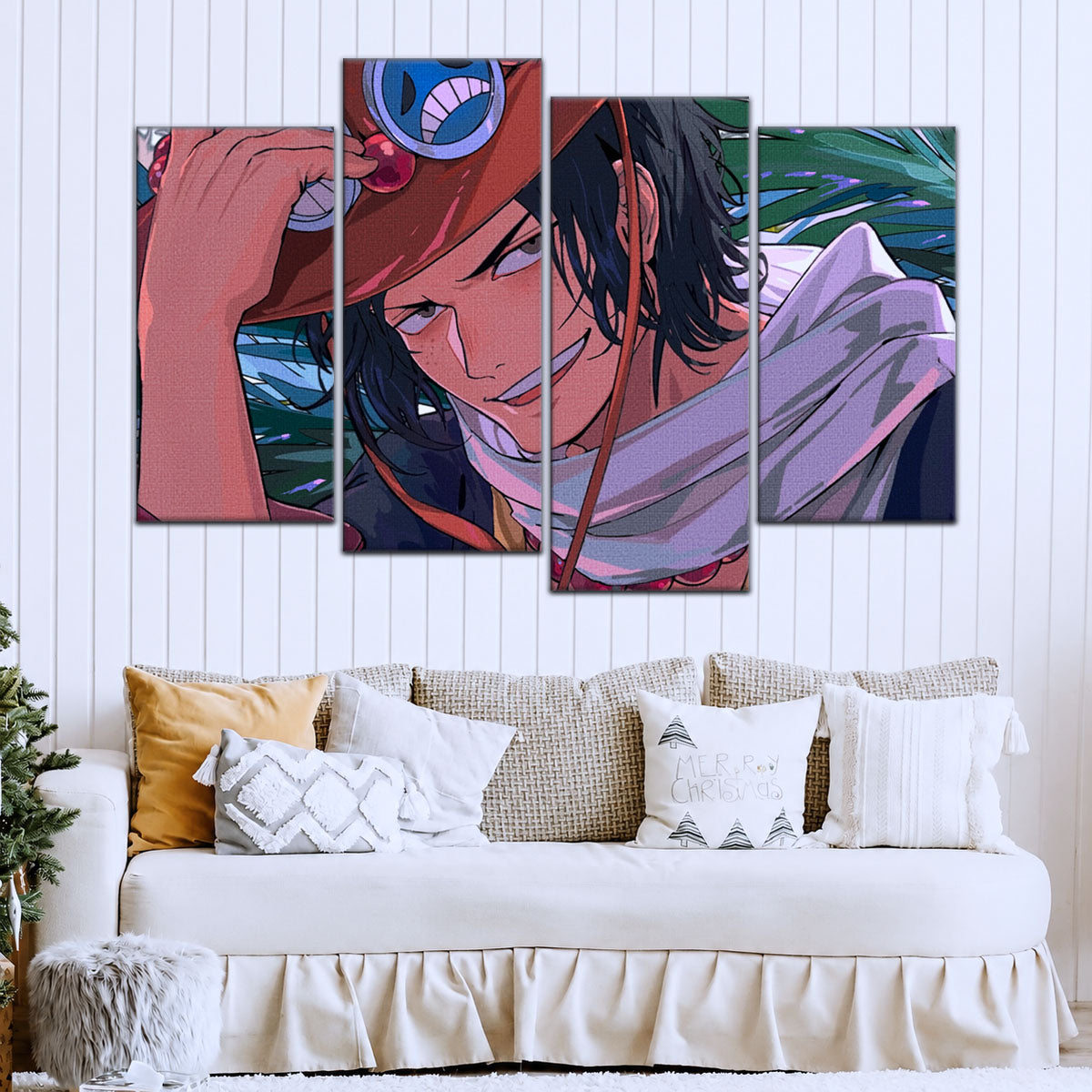 One Piece Canvas Wall Art - OP5075 - Portgas D. Ace Fire Fist