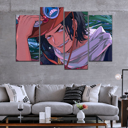 One Piece Canvas Wall Art - OP5075 - Portgas D. Ace Fire Fist
